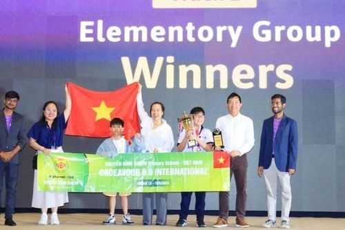 Học sinh Việt Nam đạt giải Nhất Cuộc thi quốc tế Codeavour 6.0