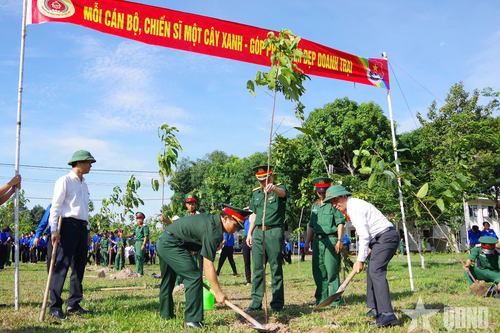 Lữ đoàn 87, Binh chủng Hóa học phát động trồng cây 'Đời đời nhớ ơn Bác Hồ'