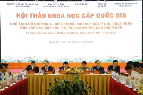Chủ tịch Hồ Chí Minh - Biểu tượng cao đẹp của ý chí, khát vọng độc lập của dân tộc, tự do, hạnh phúc cho nhân dân