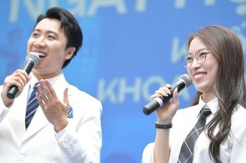 MC Khánh Vy và những chia sẻ thú vị trong Ngày hội tuyển sinh khối các ngành Khoa học và Công nghệ