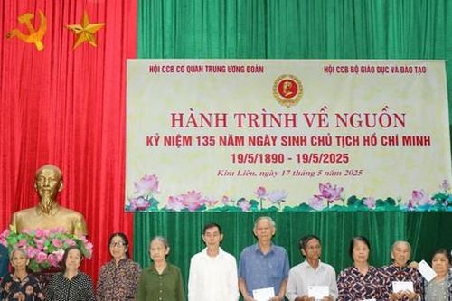 Hội Cựu chiến binh cơ quan T.Ư Đoàn tổ chức hành trình về nguồn tại Nghệ An