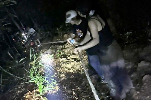 Hà Nội: 5 người mắc kẹt trên đỉnh núi Hàm Lợn
