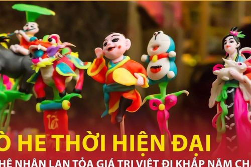 Nghệ nhân Việt thổi hồn và lan tỏa giá trị tò he đi khắp năm châu