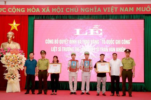 Tổ quốc ghi công hai liệt sỹ Kiểm lâm Hà Giang