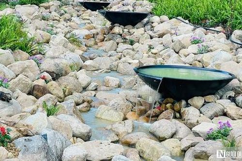 Ngắm thác 9 tầng đẹp lung linh tại khu vực mộ thân mẫu Chủ tịch Hồ Chí Minh