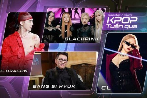 Kpop tuần qua: G-Dragon và CL đến Việt Nam, BLACKPINK công bố world tour