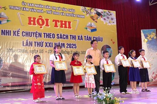 Tân Châu lan tỏa văn hóa đọc từ sân chơi kể chuyện thiếu nhi