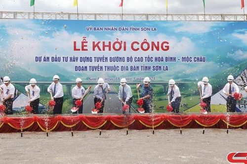Khởi công Dự án đầu tư xây dựng tuyến đường bộ cao tốc Hòa Bình – Mộc Châu đoạn tuyến thuộc địa bàn tỉnh Sơn La