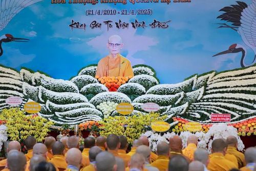 Lễ tưởng niệm Hòa thượng Thích Quảng Tâm tại tu viện Vĩnh Đức (TP.Thủ Đức, TP.HCM)
