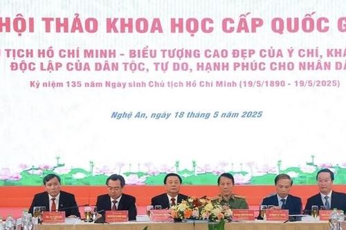 Chủ tịch Hồ Chí Minh - Biểu tượng cao đẹp của ý chí, khát vọng độc lập của dân tộc, tự do, hạnh phúc cho nhân dân