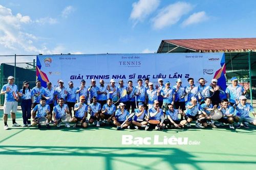 Khai mạc Giải Tennis Nha sĩ Bạc Liêu lần 2