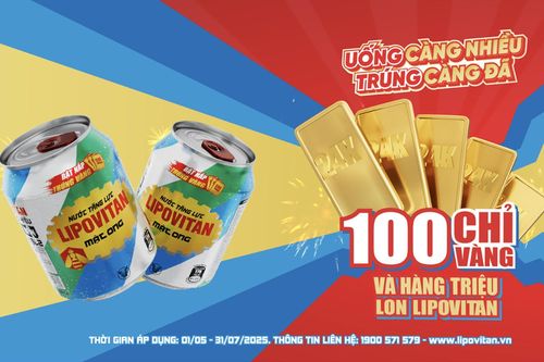 Sạc nhanh năng lượng, bùng nổ sức mạnh vàng cùng Lipovitan