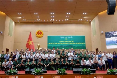 Thắt chặt quan hệ hợp tác, phát triển giữa TP Hà Nội và tỉnh Lâm Đồng
