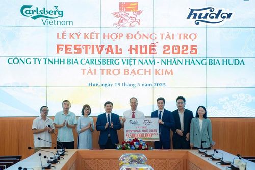 Carlsberg Việt Nam tài trợ 9,5 tỉ đồng cho Festival Huế 2025