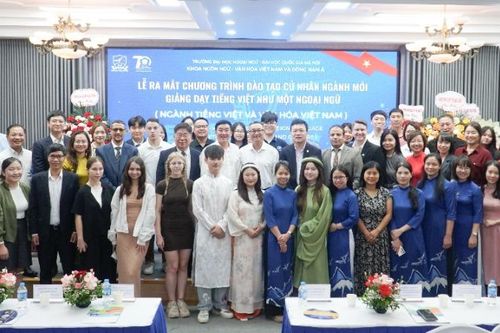 Ra mắt chương trình đào tạo đầu tiên chuyên biệt về giảng dạy tiếng Việt như một ngoại ngữ