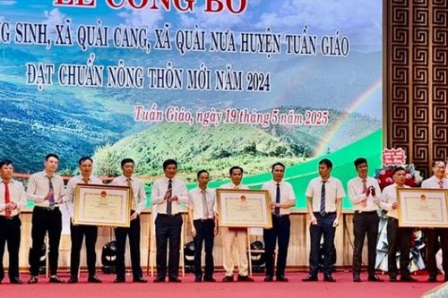 Điện Biên có thêm 3 xã được trao bằng công nhận đạt chuẩn nông thôn mới