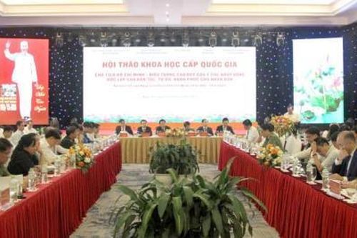 Chủ tịch Hồ Chí Minh - Biểu tượng cao đẹp của ý chí, khát vọng độc lập của dân tộc, tự do, hạnh phúc cho nhân dân