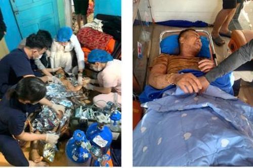 Kịp thời cứu 2 cha con kẹt dưới giếng sâu