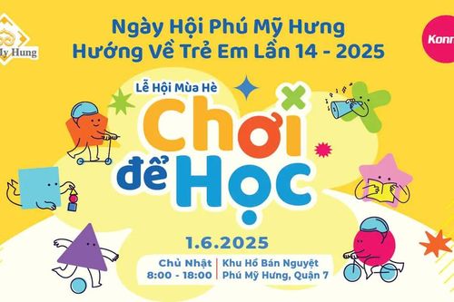 Sân chơi bổ ích cho thiếu nhi dịp 1-6 tại Phú Mỹ Hưng