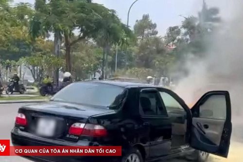 Khống chế kịp thời vụ cháy ô tô giữa trưa nắng