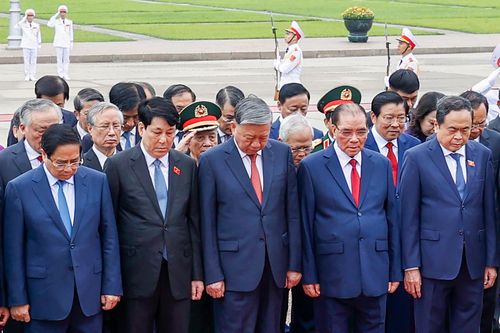 Lãnh đạo Đảng, Nhà nước vào Lăng viếng Chủ tịch Hồ Chí Minh