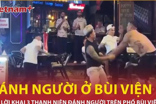 Lấy lời khai nhóm thanh niên vây đánh người nước ngoài trên phố Bùi Viện