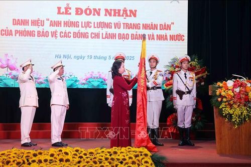 Phòng Bảo vệ các đồng chí lãnh đạo Đảng, Nhà nước nhận danh hiệu Anh hùng Lực lượng vũ trang nhân dân