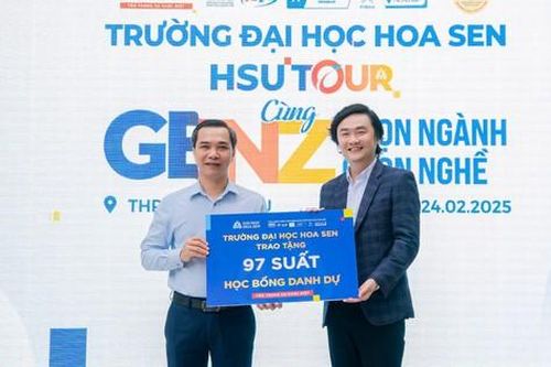 Trường Đại học Hoa Sen công bố quỹ 60 tỷ đồng hành cùng thí sinh 2k7