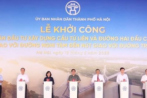 Hà Nội chính thức khởi công cầu Tứ Liên gần 20.000 tỷ đồng