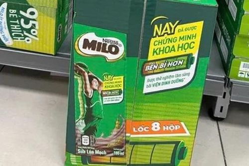 Cục An toàn thực phẩm vào cuộc vụ 'lùm xùm' quảng cáo sản phẩm Nestlé Milo
