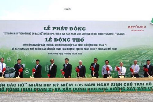 Bình Dương động thổ 2 khu công nghiệp sinh thái, thông minh và bền vững