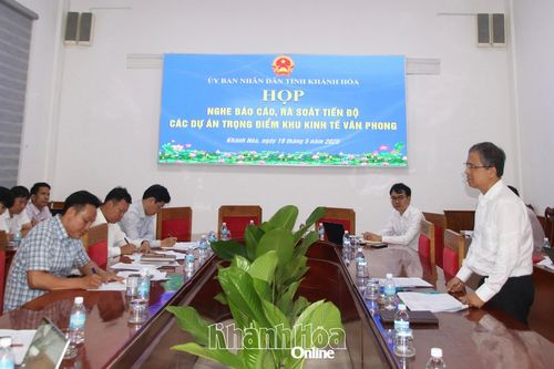 Đẩy nhanh tiến độ các dự án trọng điểm ở Vân Phong