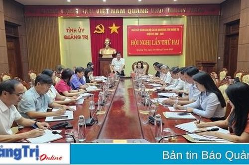 Tham gia ý kiến chuẩn bị Đại hội Đảng bộ các cơ quan Đảng tỉnh Quảng Trị lần thứ nhất