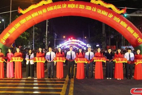 Khánh thành công trình cải tạo, nâng cấp tuyến đường Hoàng Quốc Việt