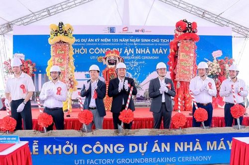 Khởi công Nhà máy công nghệ cao UTI tại KCN Thăng Long, Vĩnh Phúc
