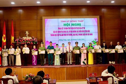 Đồng Tháp: Nhiều hoạt động kỷ niệm 135 năm Ngày sinh Chủ tịch Hồ Chí Minh