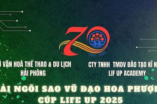 Gần 700 vận động viên sẽ tham gia giải Ngôi sao Vũ đạo Hoa phượng - Cúp Life Up 2025 tại Hải Phòng
