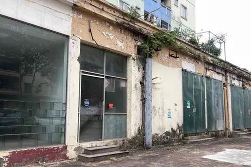 Loạt ki ốt bỏ hoang tại khu đô thị Việt Hưng