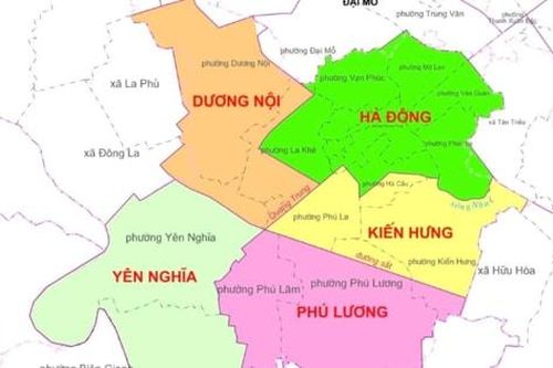 Trụ sở làm việc của phường Hà Đông sau sắp xếp đặt tại trụ sở quận Hà Đông hiện nay