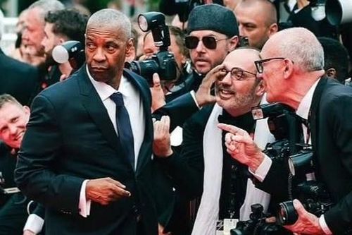Denzel Washington giận dữ trên thảm đỏ Cannes