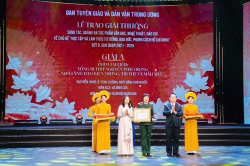 Điện ảnh Quân đội nhân dân nổi bật thành tích về chủ đề học tập và làm theo Bác