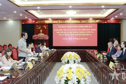 Ngân hàng Tái thiết Đức làm việc với UBND tỉnh Sơn La