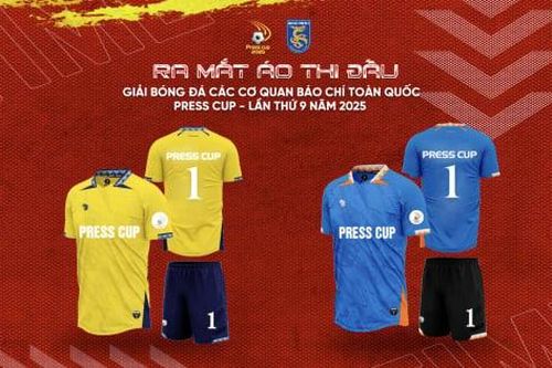 Press Cup 2025 sử dụng trang phục và bóng thi đấu chuẩn chuyên nghiệp