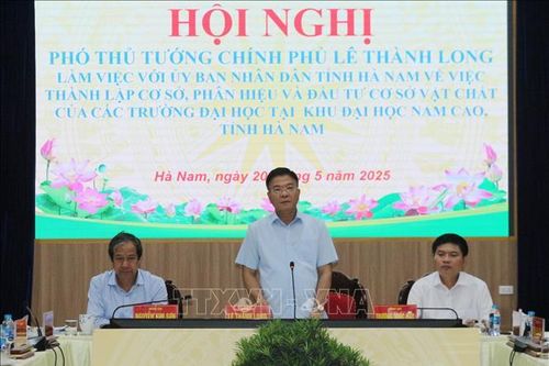 Nhất trí chủ trương xây dựng Phân hiệu 2 của ĐH Kinh tế Quốc dân và ĐH Xây dựng tại Khu Đại học Nam Cao