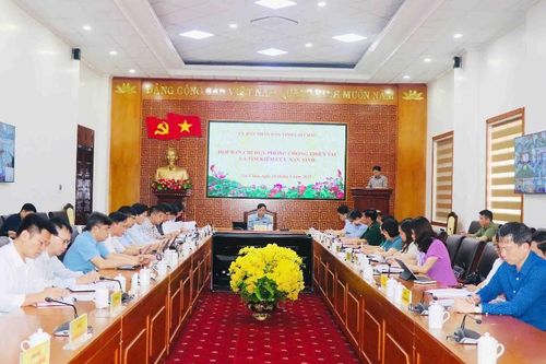 Lai Châu họp Ban Chỉ huy phòng chống thiên tai và tìm kiếm cứu nạn tỉnh