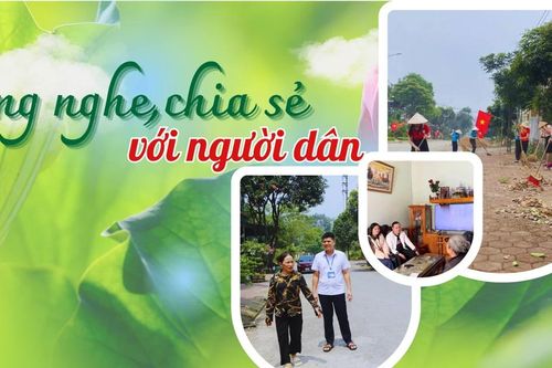 Lắng nghe, chia sẻ với người dân