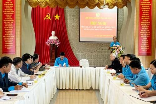 Hội nghị triển khai các Đề án về sắp xếp tổ chức, bộ máy công đoàn tỉnh Lâm Đồng