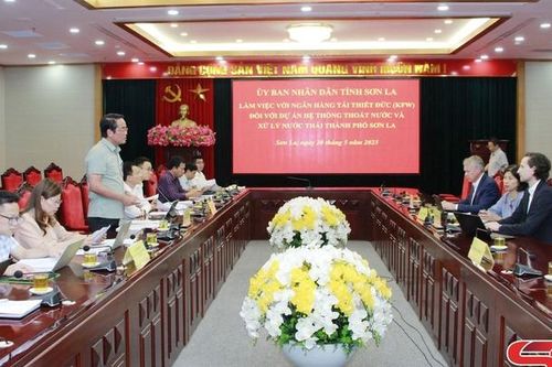 Ngân hàng Tái thiết Đức làm việc với UBND tỉnh Sơn La
