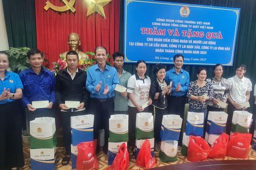 Công đoàn Công Thương đồng hành cùng người lao động ngành Giấy vùng cao