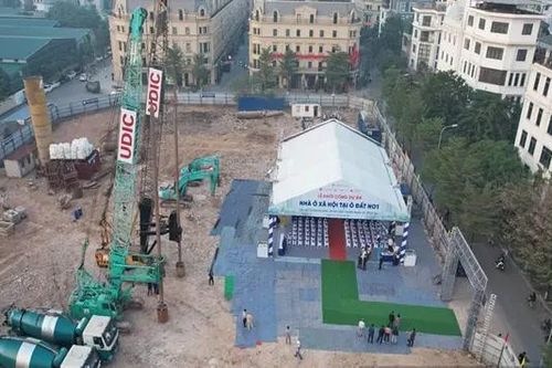 Dự án NƠXH Hạ Đình sẽ xong tầng hầm trong tháng 7